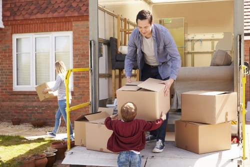 Same day removals team handling urgent home move in Aldgate