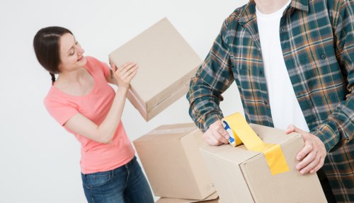 Man with van service helping with a local move in Aldgate