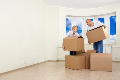 Furniture removal team handling residential moves in Aldgate