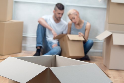 Protective wrapping and lifting equipment used for piano removals